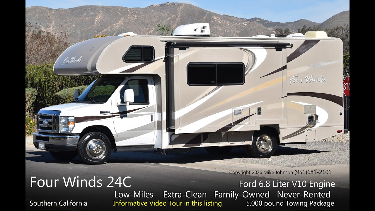 This RV Thor Four Winds motorhome is for sale by owner so may be tax exempt in Arizona Nevada 2026