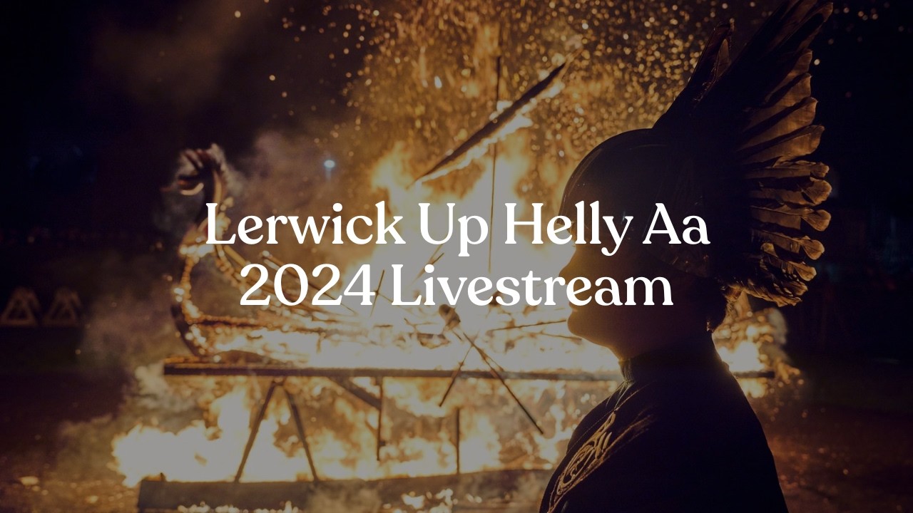 Live from Shetland: Lerwick Up Helly Aa 2024 torchlit procession and galley burning