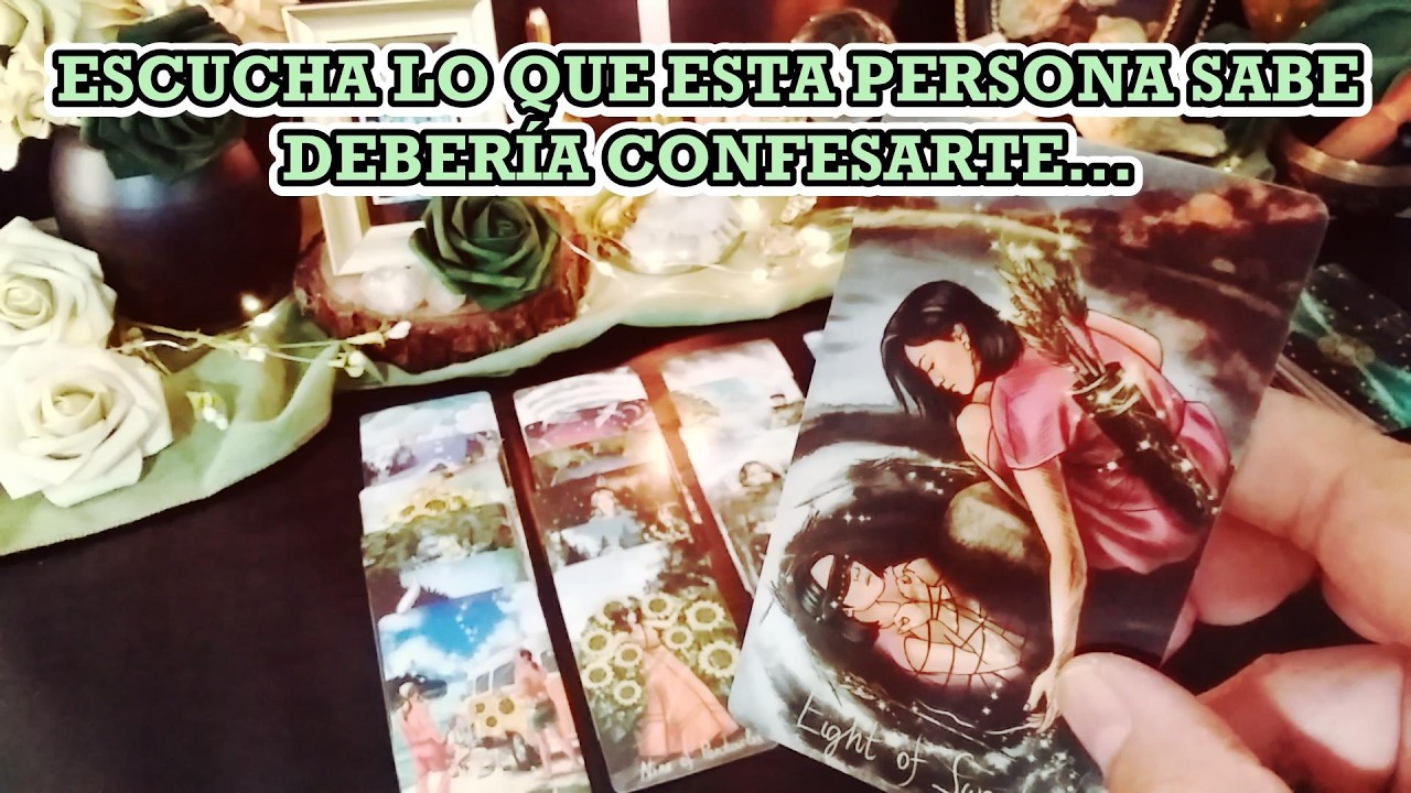 ✨️ ESCUCHARÁS LO QUE ESTA PERSONA SABE DEBERÍA CONFESARTE… PERO NO SE ATREVE 🥺🔮 