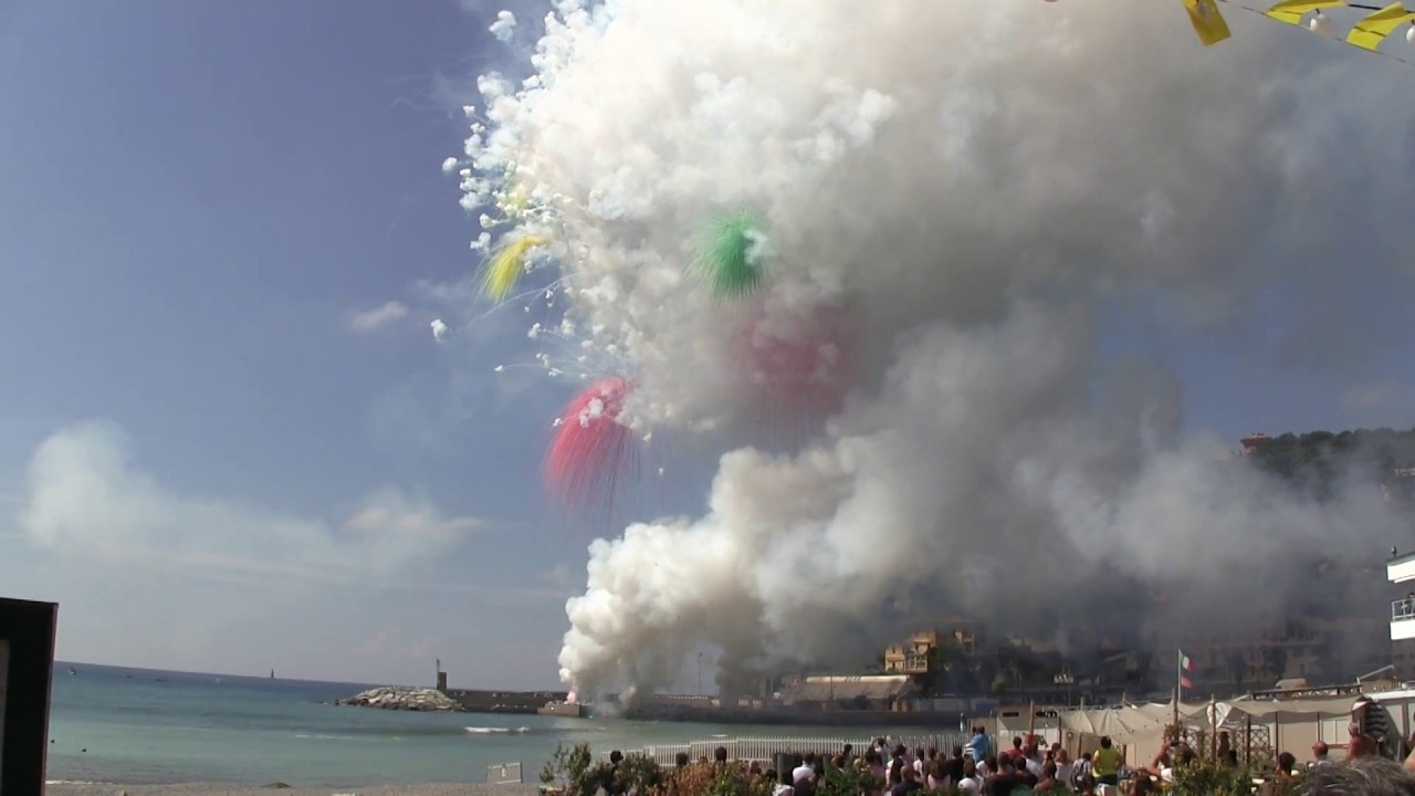 Italië - Recco - La Tirrena Fireworks - 8 september 2018