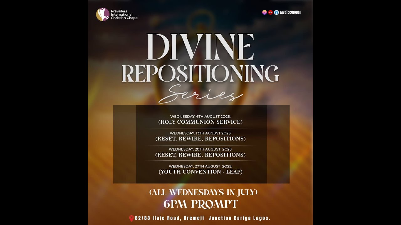RESET, REWIRE, REPOSITIONS || MID-WEEK SERVICE || JOIN US LIVE