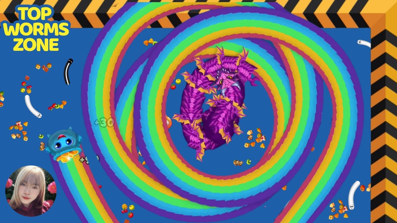 🐍WORMSZONE.IO 🔥 Rainbow Snakes Are The Most Gluttonous! Chapter 67