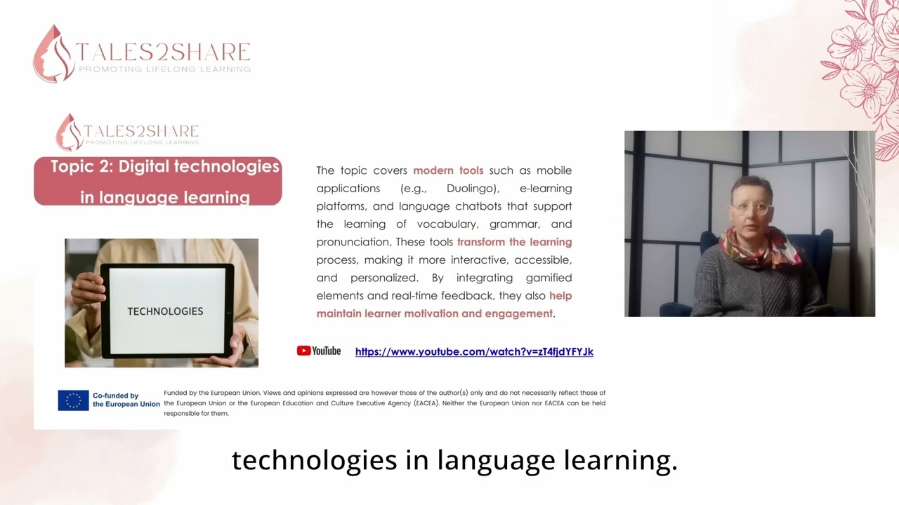 Innovative methods for language learning and empowerment of senior women