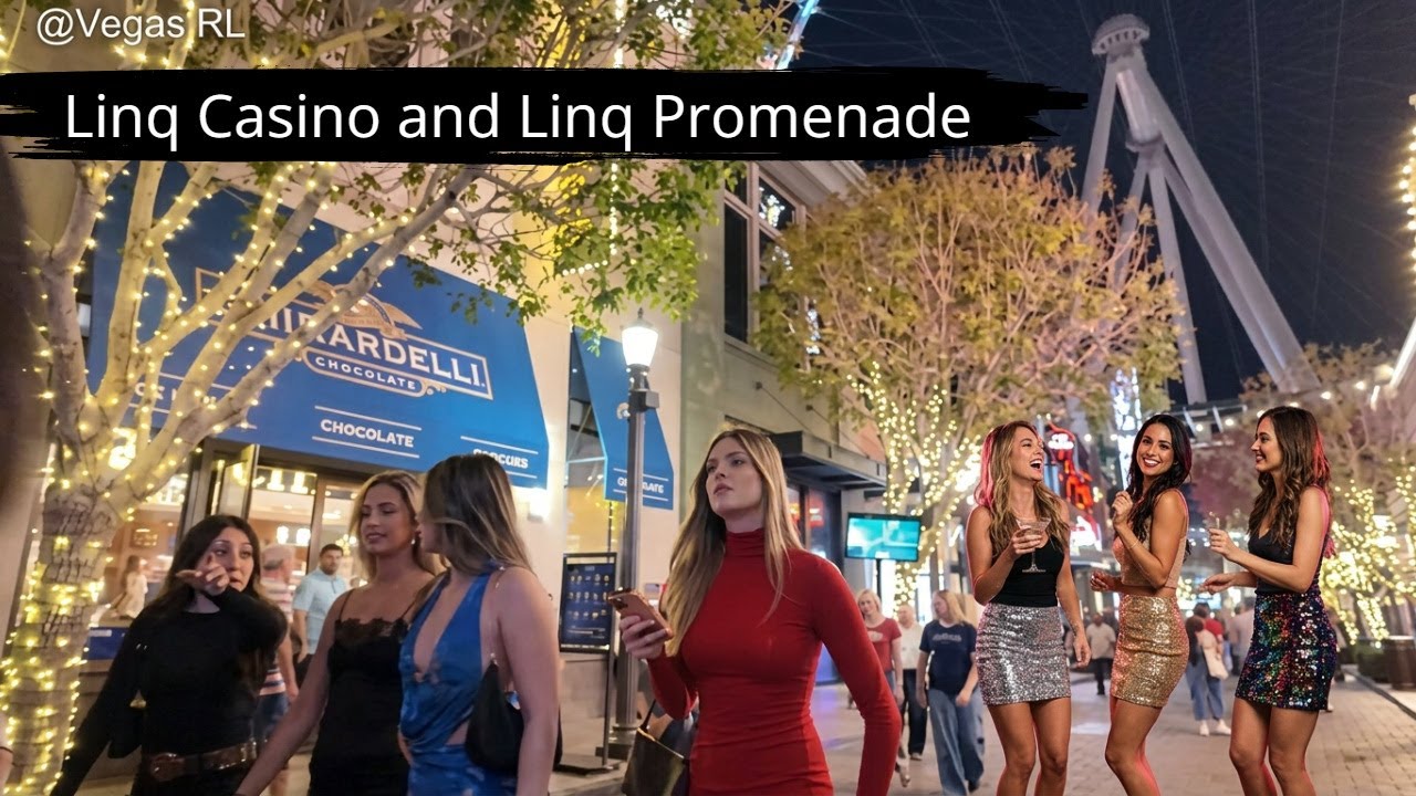 Казино Linq Las Vegas и променад Linq: март 2026 года.