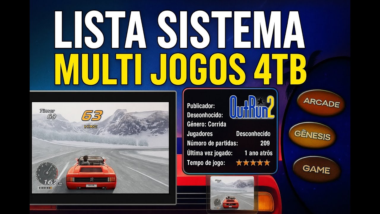 Lista Jogos Batocera PC UPMG 4TB