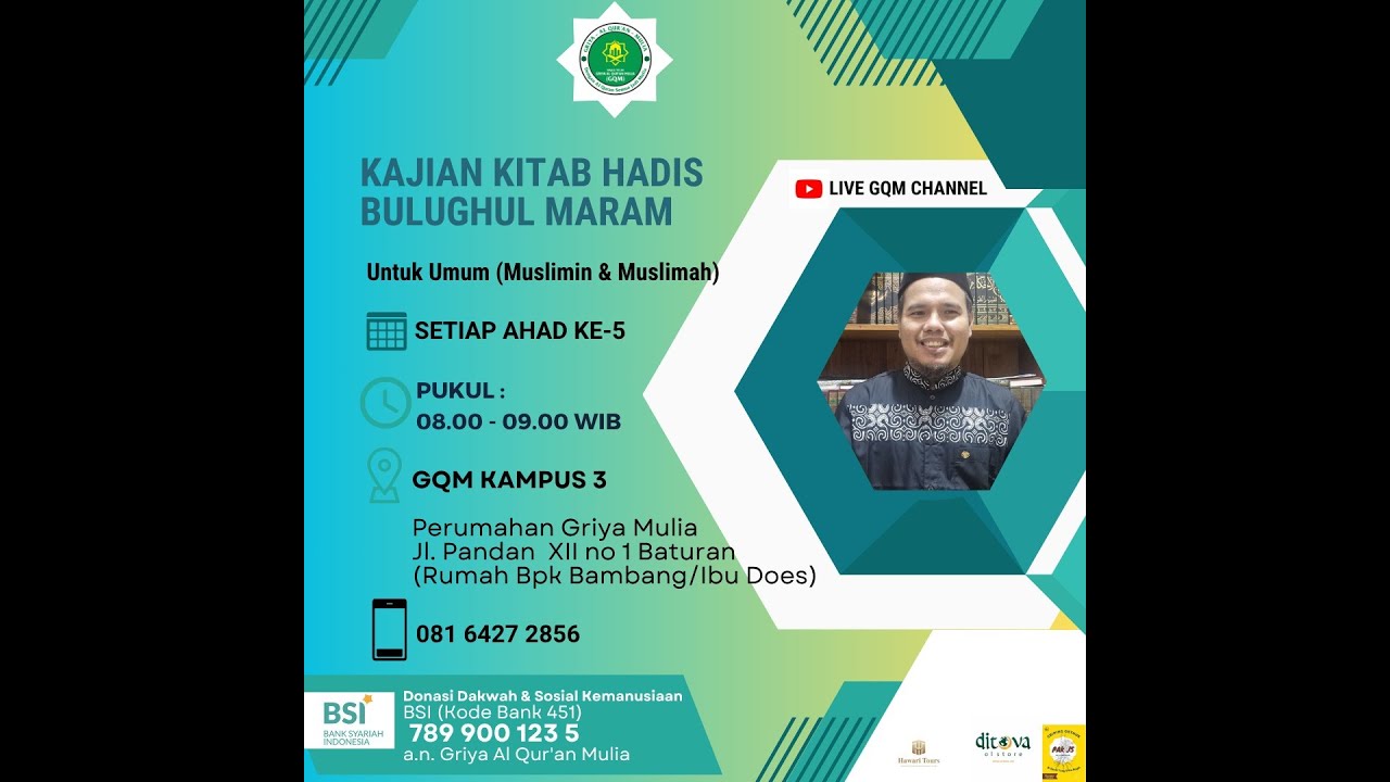 Bulughul Maram | Bijana-bijana | hlm. 49 | Ustadz Baihaqy Matsari, Lc. M.A.  I GQM Kampus 3 Baturan