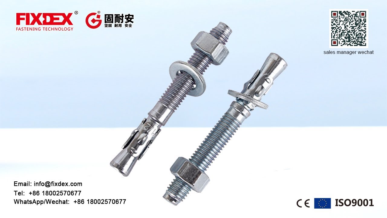 Heavy Duty Wedge Type Expansion Anchor Through Bolts Anchor Bolt
