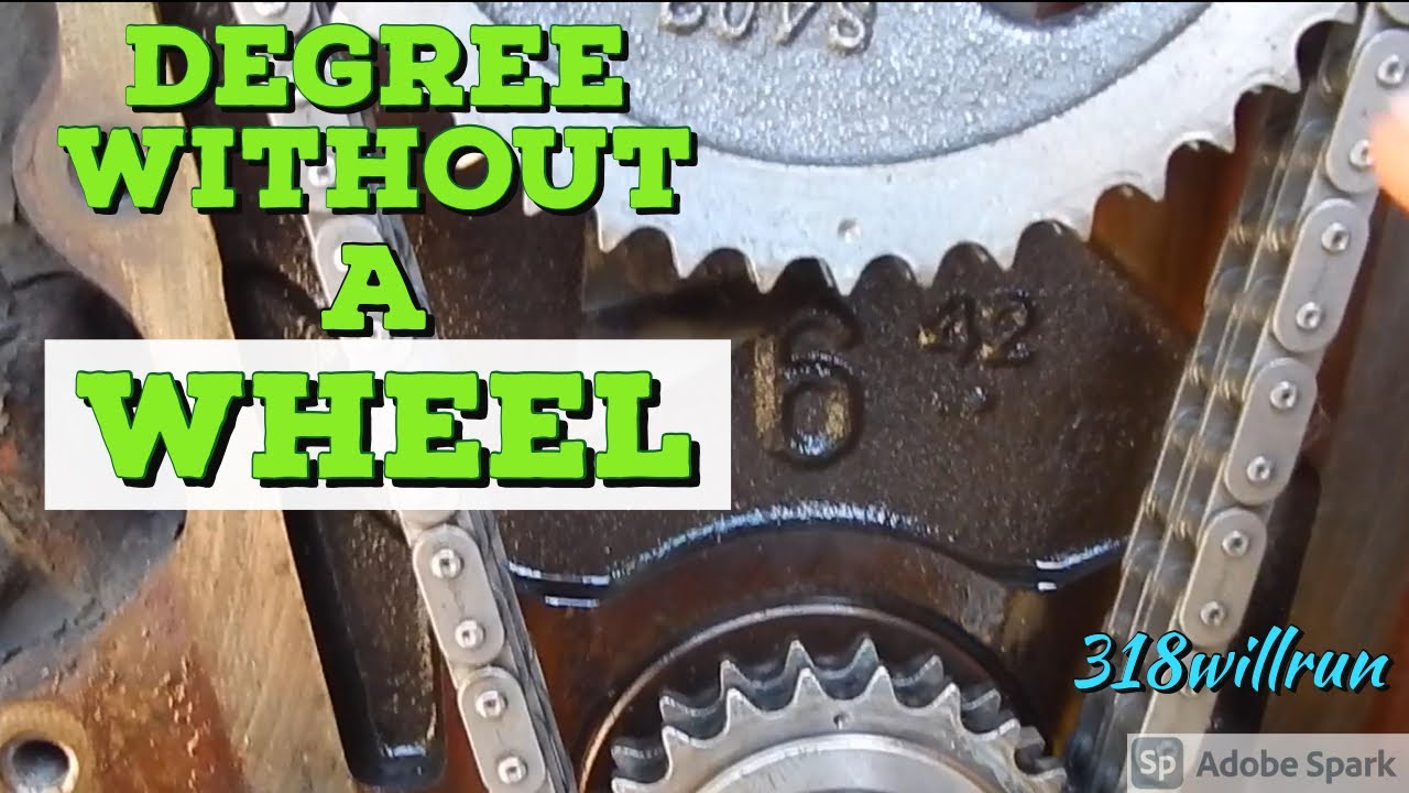 Degreeing Cam WITHOUT Degree Wheel  * Low Dollar 360 Mopar