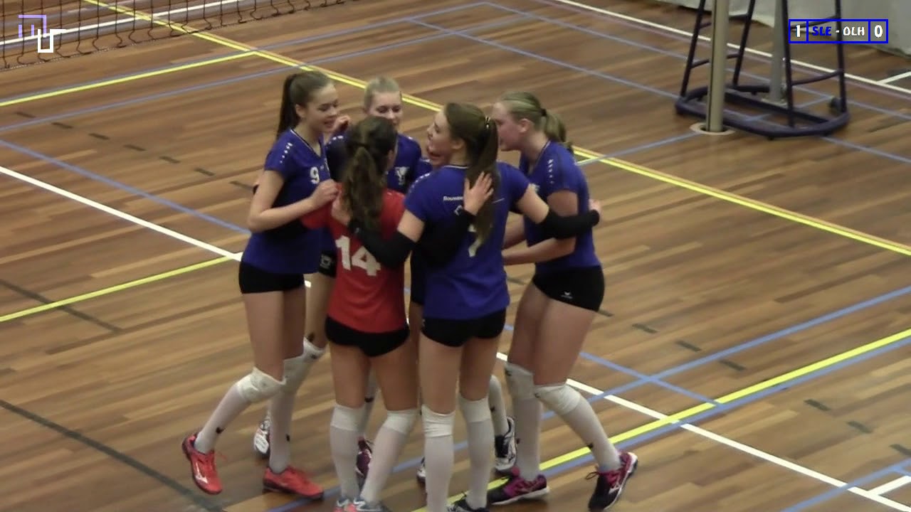 Volleybal Dames 1e kl. C: VC Sleen D1 - Olhaco D2 [10-02-2018]