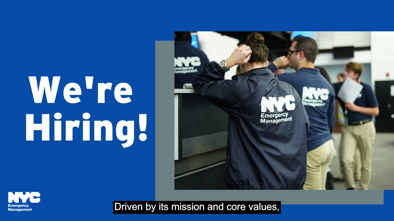 NYC Emergency Management: Join Us!