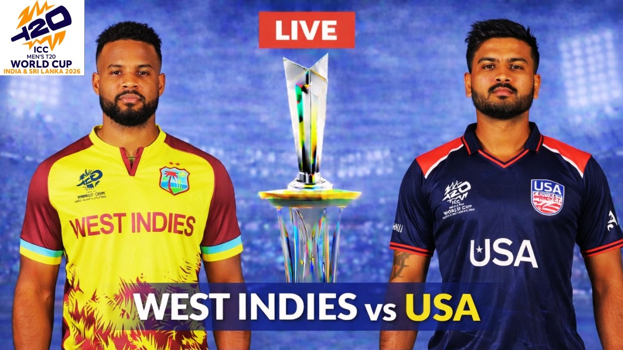 🔴 LIVE | West Indies vs USA| T20 World Cup 2026 | Cricket 26 | PS5 Gameplay