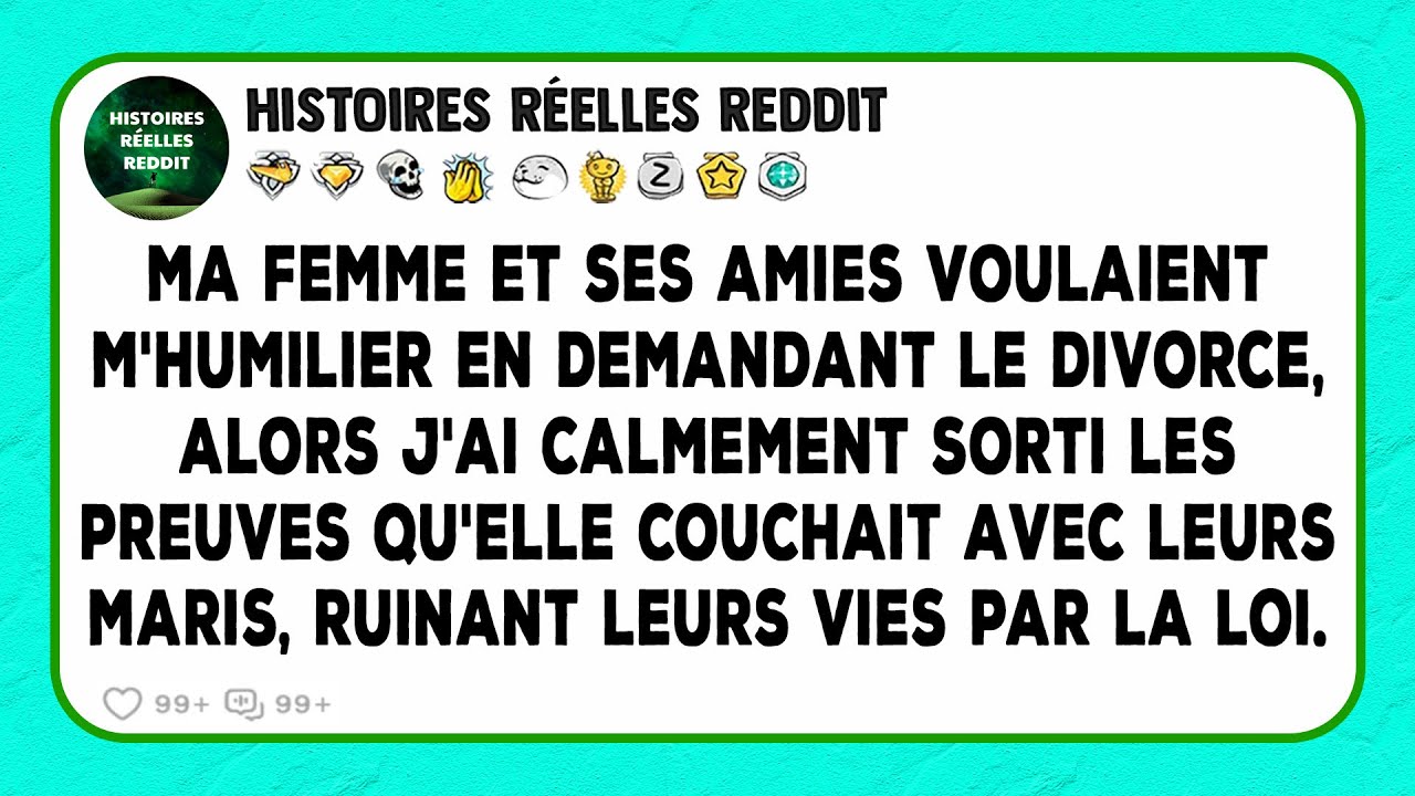 Ma femme et ses amies voulaient m'humilier en demandant le divorce, alors j'ai calmement sorti...