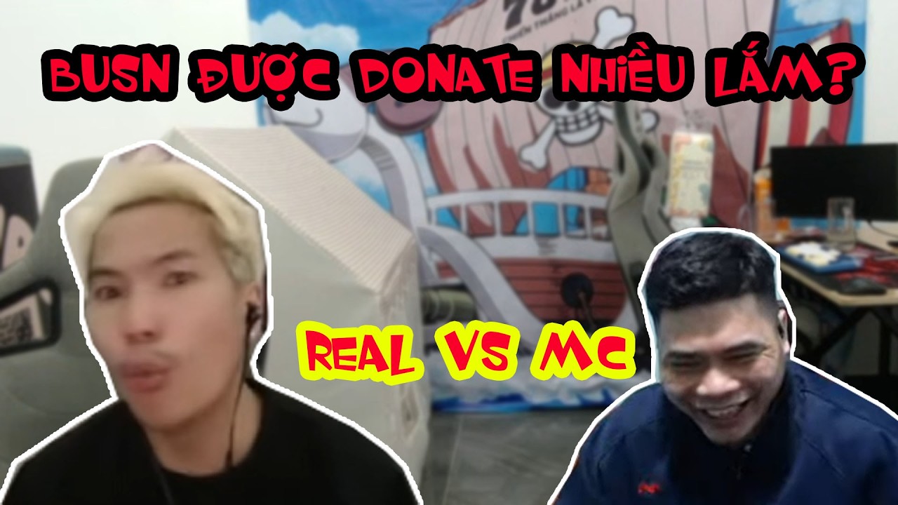 BLV A Tú nhận định trận Real và MC, Sena nghe tin e Busn live trộm được donate nhiều