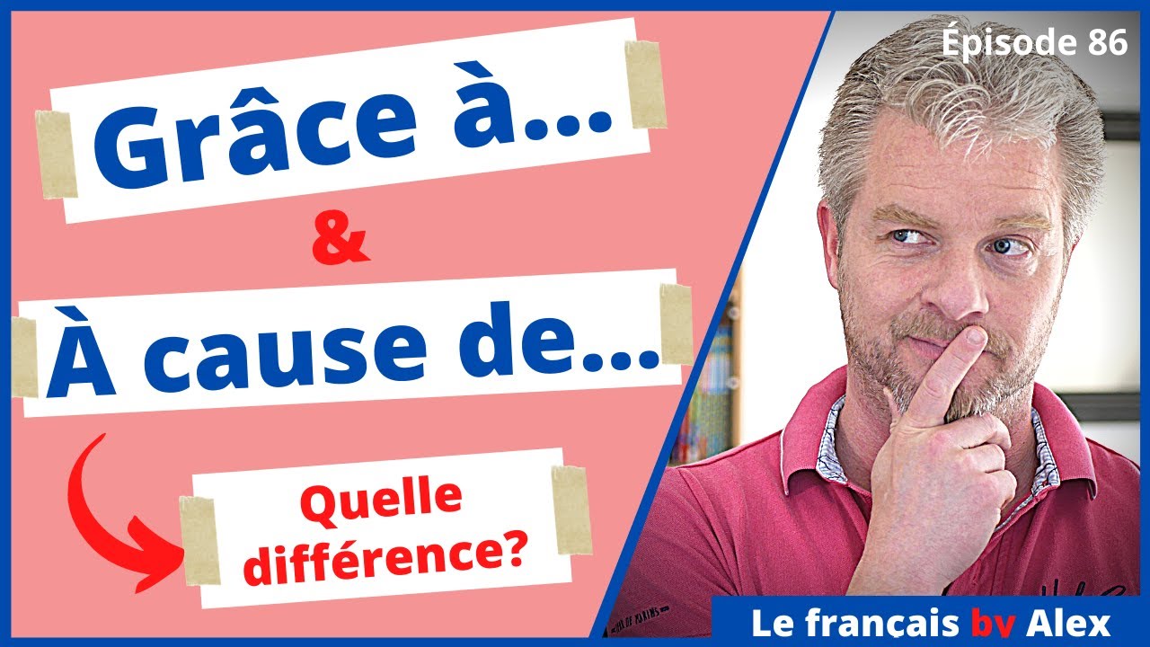 Et la Différence entre GRÂCE À et À CAUSE DE, tu la connais ? 🤔