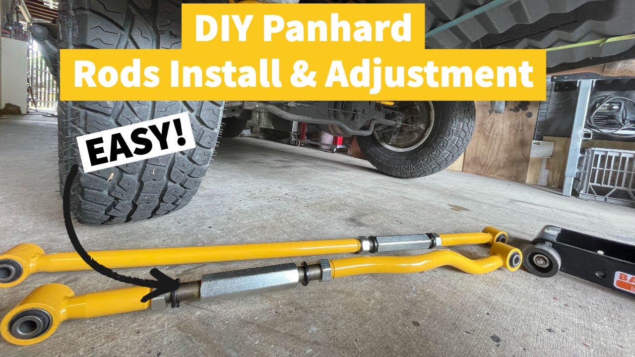 80 Series Landcruiser Pan Hard Rod Install & Adjustment