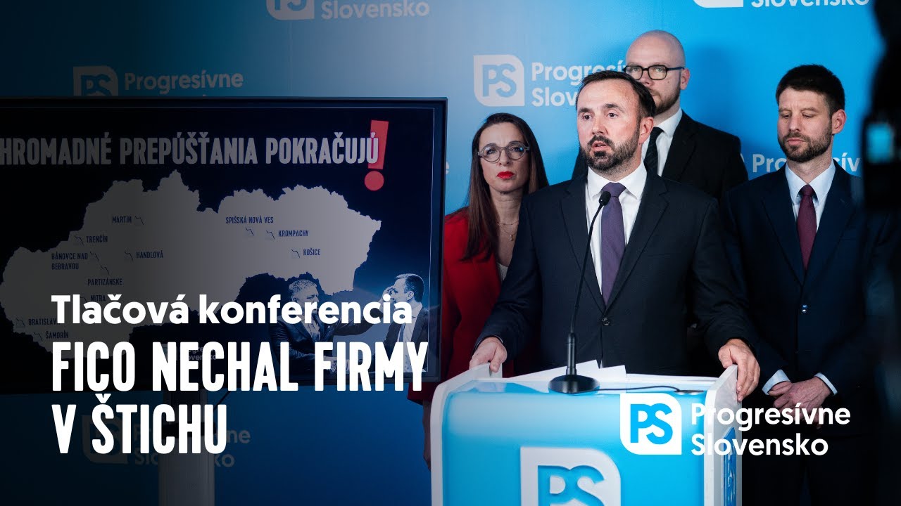 Fico nechal firmy v štichu, o prácu prídu tisícky ľudí | Tlačová konferencia PS, 20. január 2026
