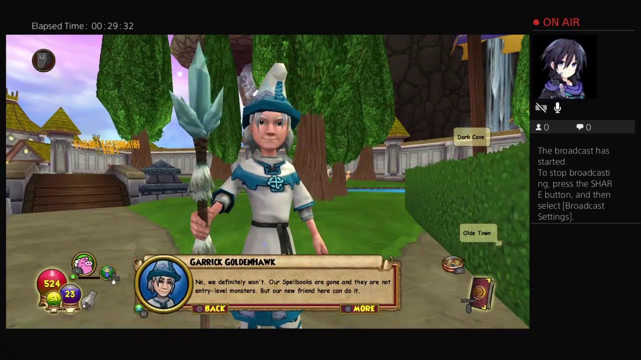 Wizard101 PS4 Edition Ep.6 Storm Wizard Cyclops Lane Pt.1
