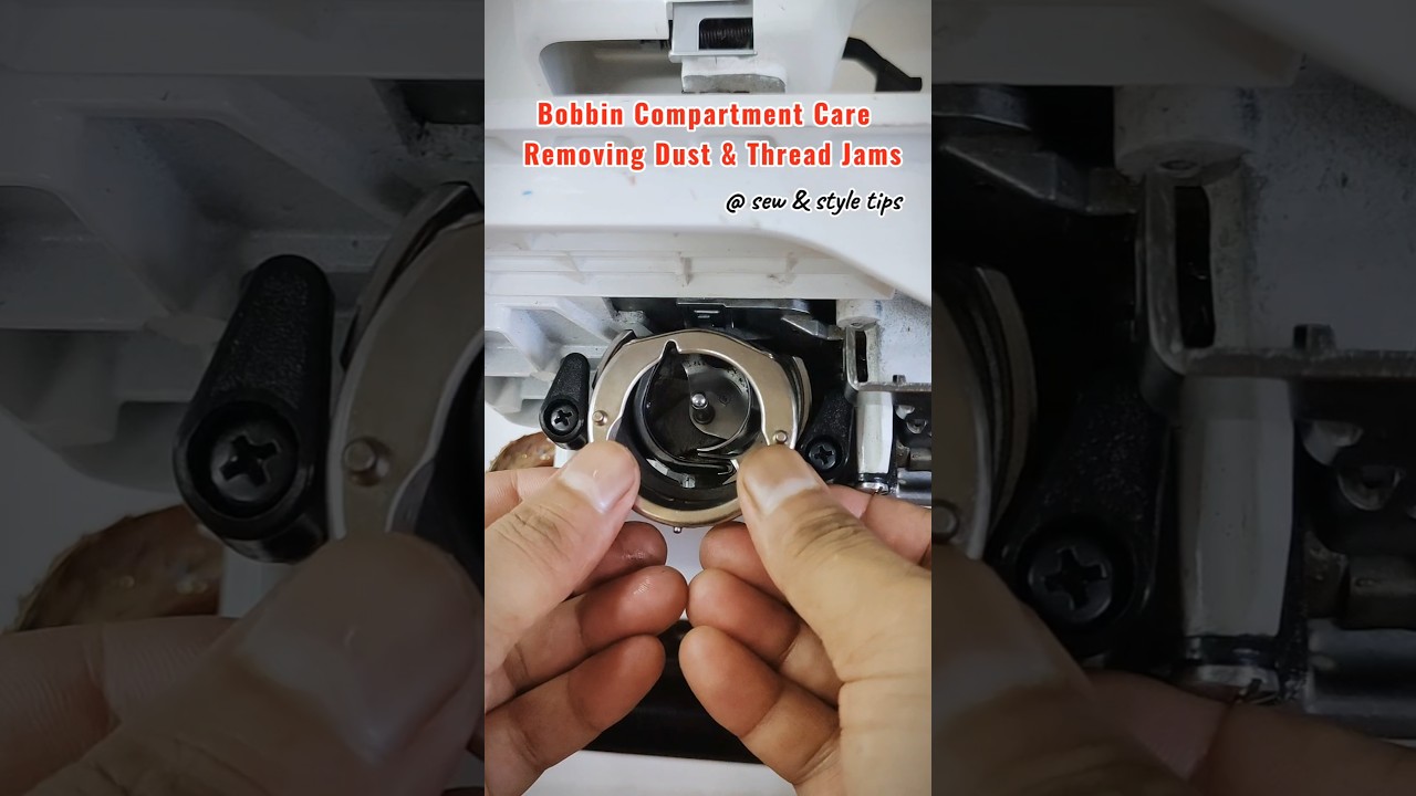 Bobbin Compartment Care | Removing Dust & Thread Jams | #janomesewingmachine #silaimachine