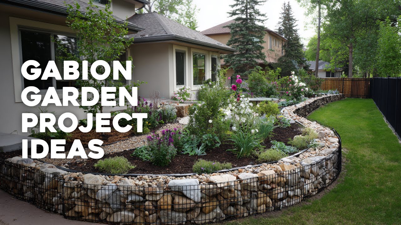 🌿🔨 DIY Gabion Garden Ideas: Budget-Friendly Landscaping Projects for Your Backyard (2025)