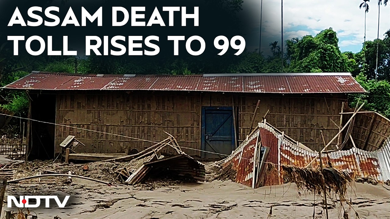 Assam Flood Crisis Deepens As Death Toll Rises To 99