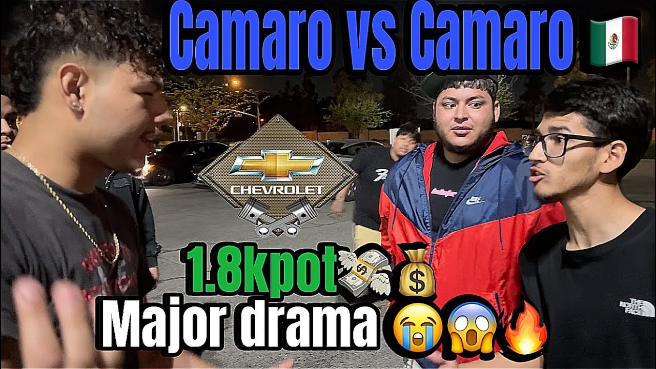 Camaro vs Camaro Part 2 Crazy race/drama In Mexico 