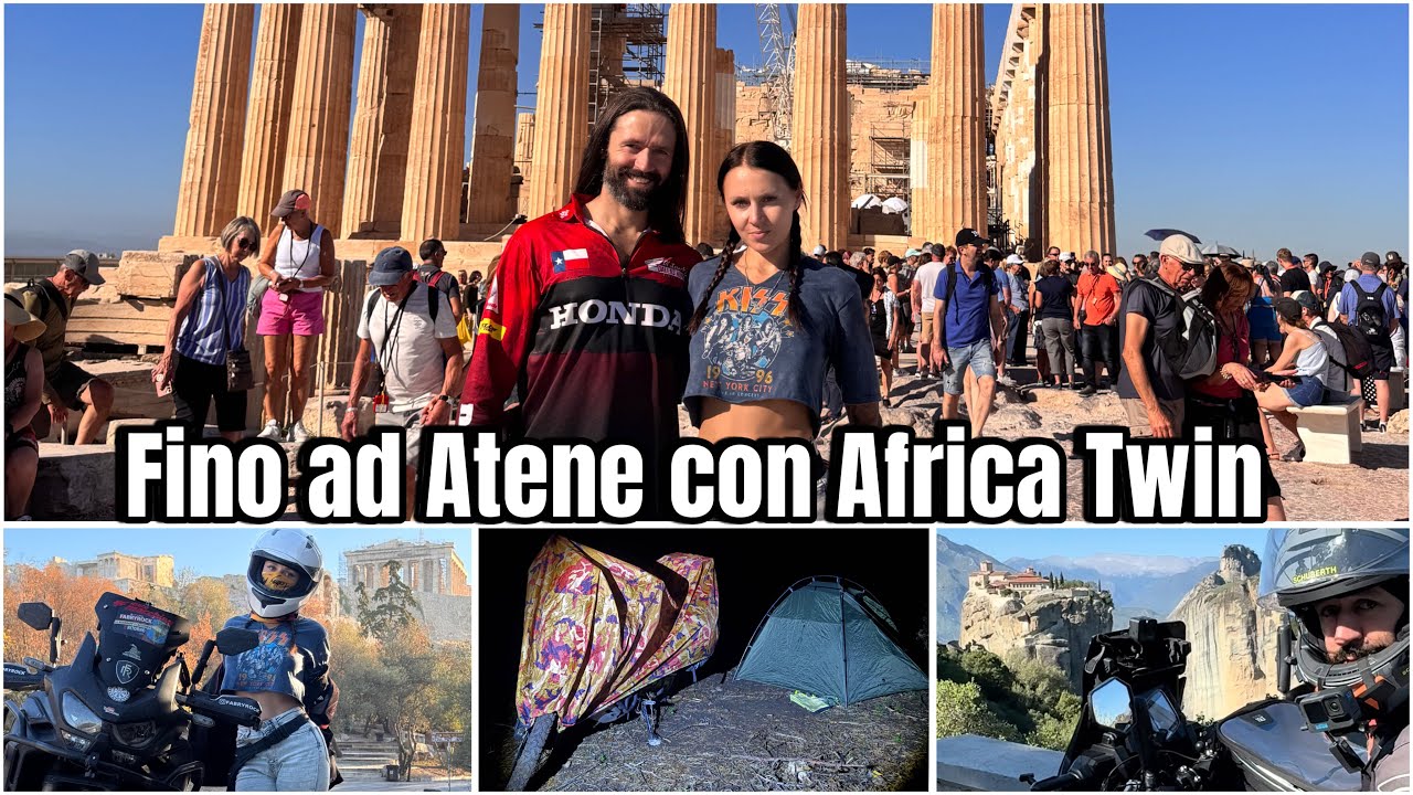 Regalo alla mia fidanzata Russa, fino ad Atene in moto