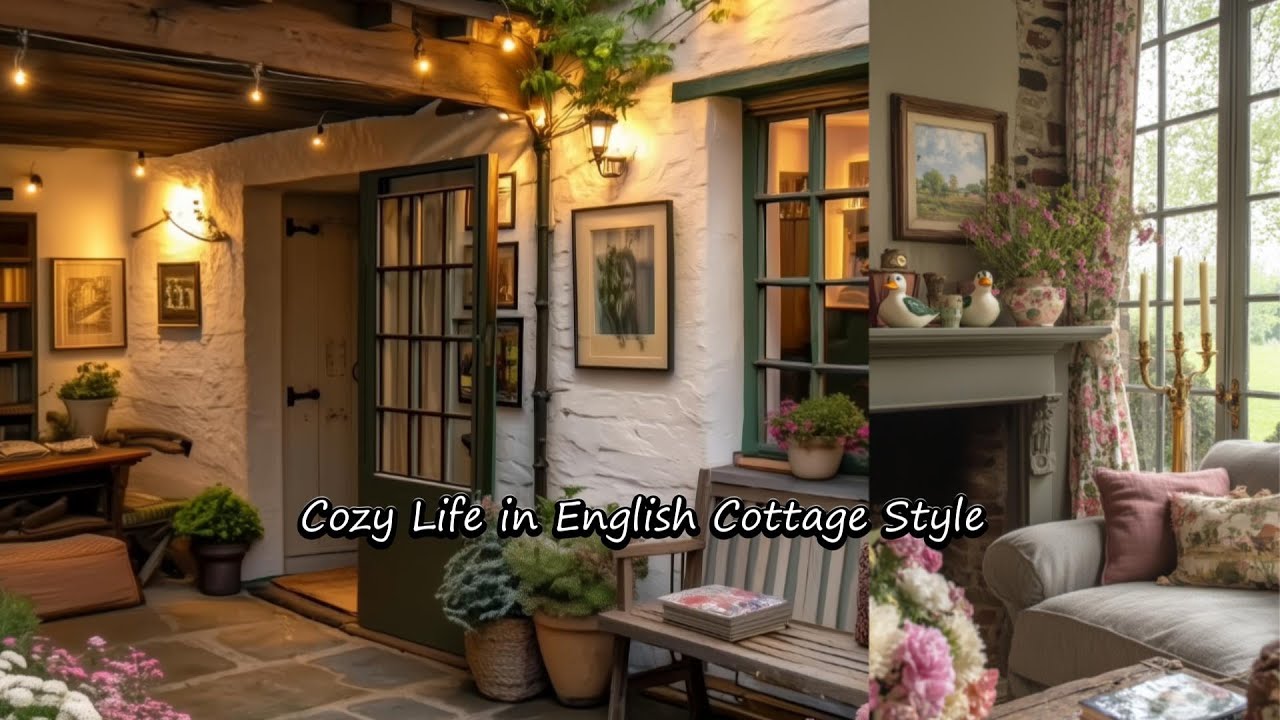 Make Your Home Feel Cozy & Charming with English Cottage Style Cream Scheme