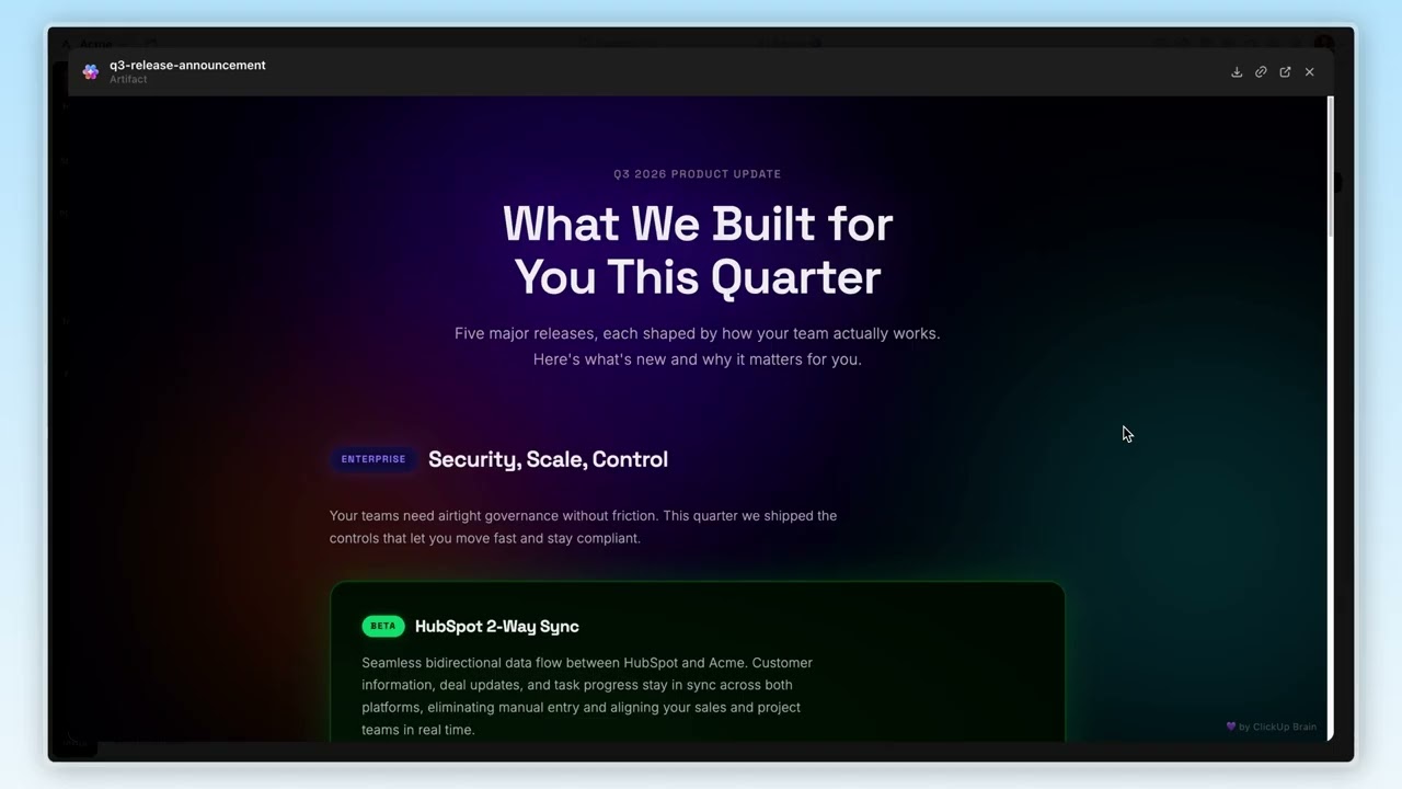 Brain&sup2; Executes Work Across Your Apps