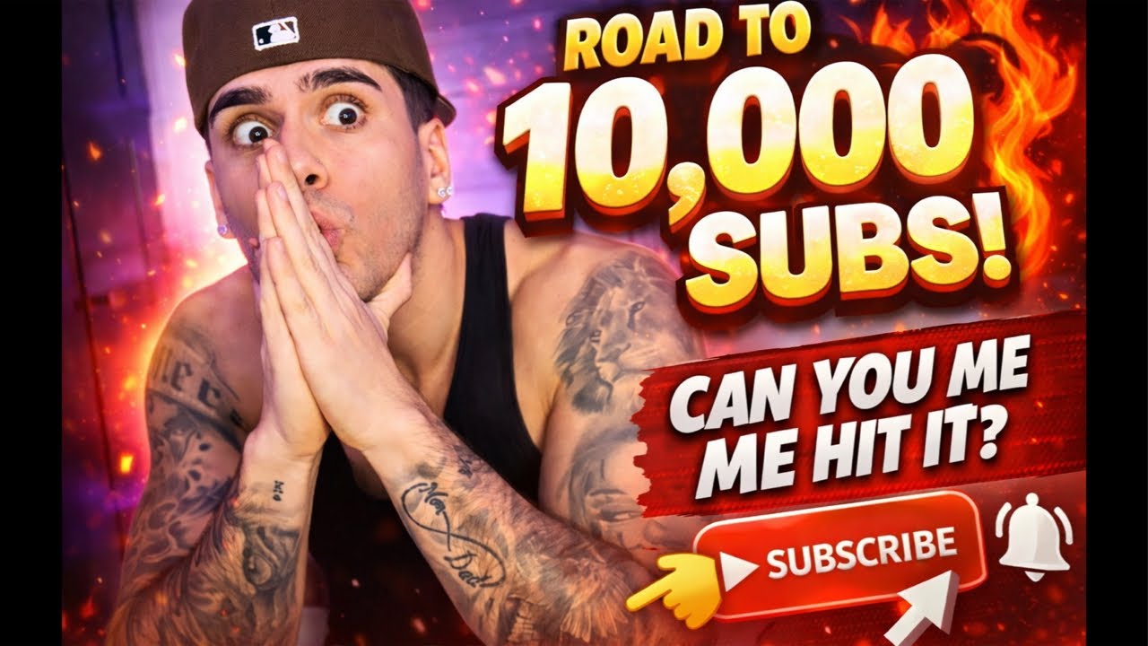 ROAD TO 10,000 SUBSCRIBERS &mdash; WILL YOU HELP ME HIT IT? 🔥 (LIVE)