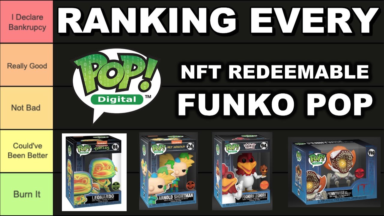 Ranking EVERY Redeemable NFT Funko Pop (POP! Digital) | Tiermaker