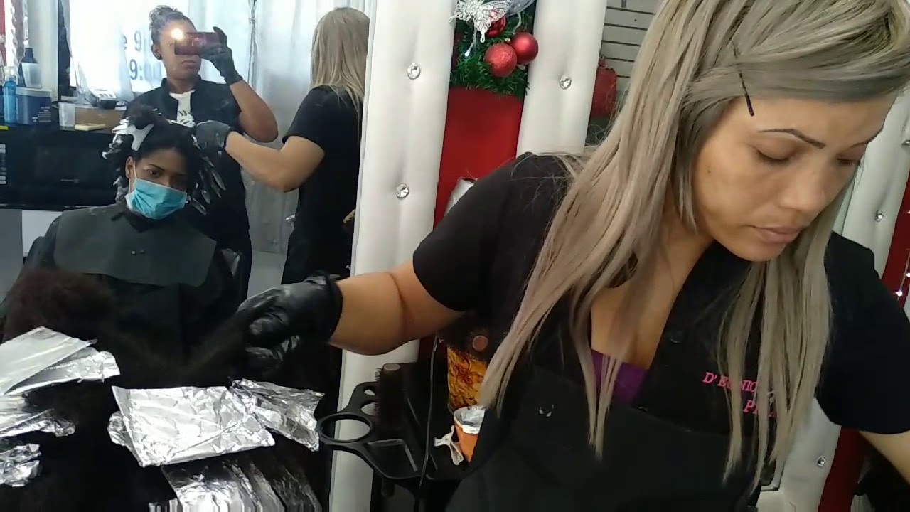 Mechas en cabello Afro yo te enseño cómo hacerlo e hidratarlo.