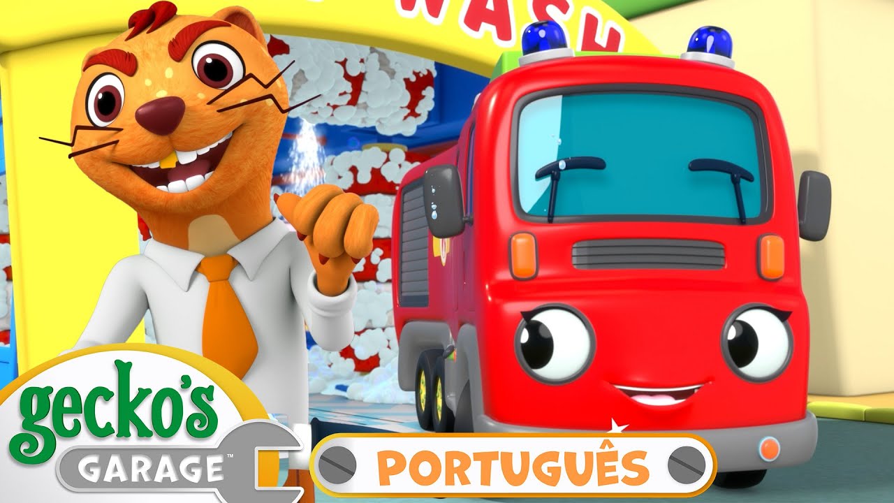 Concurso de Lava a Jato Maluco! | Garagem de Gecko | Carros infantis | Vídeos educativos