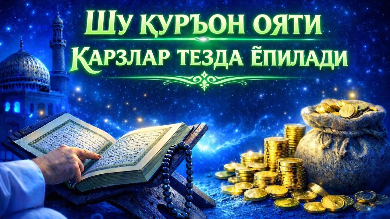 ШУ ҚУРЪОН ОЯТИҚАРЗЛАР ТЕЗДА ЁПИЛАДИ