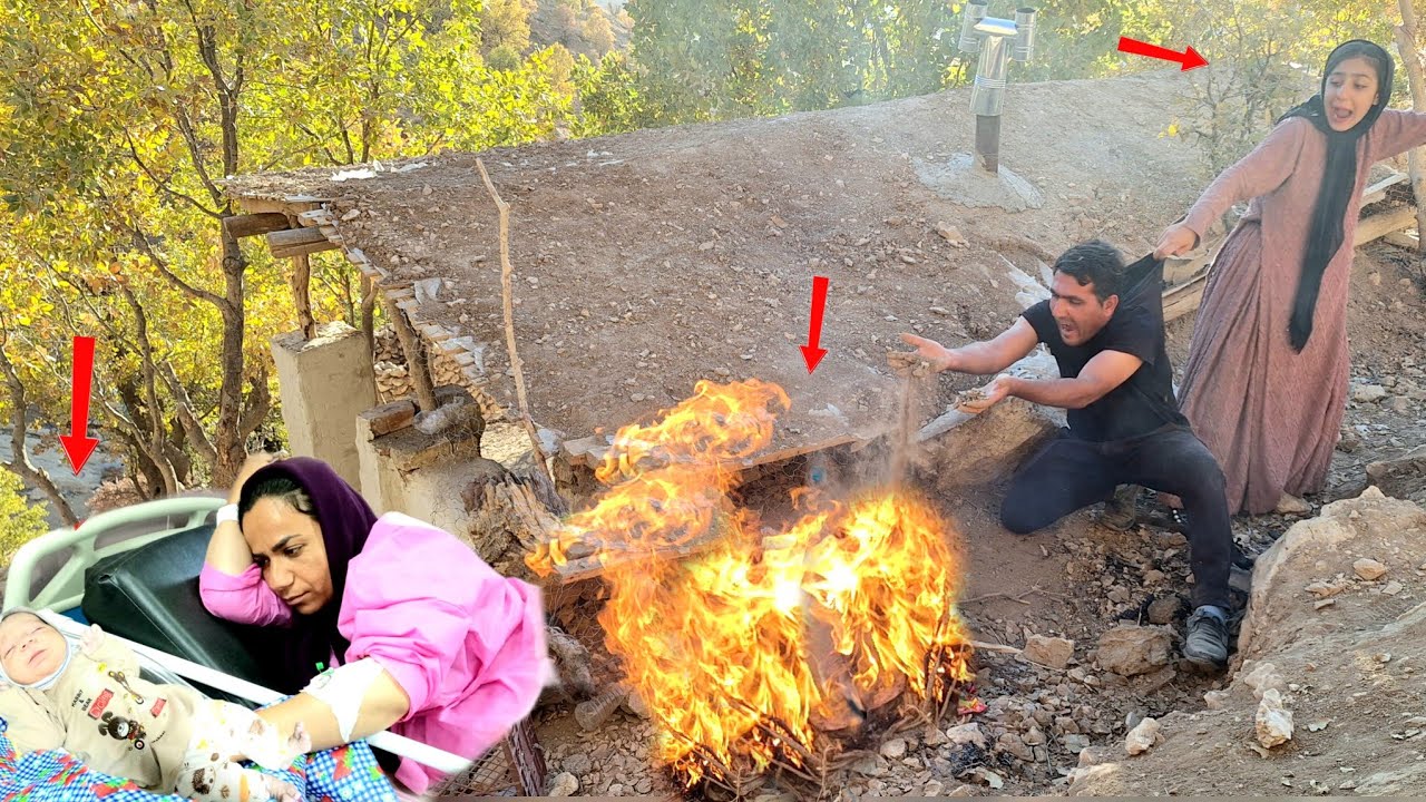 Flames of Anger: second wife plans to burn down house of first wife, who is hospitalized.