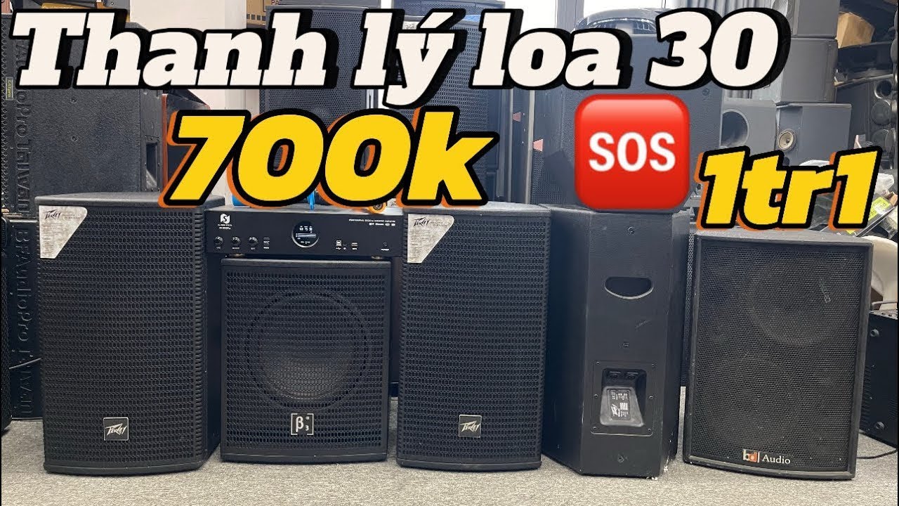 Thanh Lý 1 loại loa Bãi30 Pevay Usa 🇺🇸 JbL715 bas40 giá hạt rẻ 700k- 1tr1:1 đôi bao ship 
