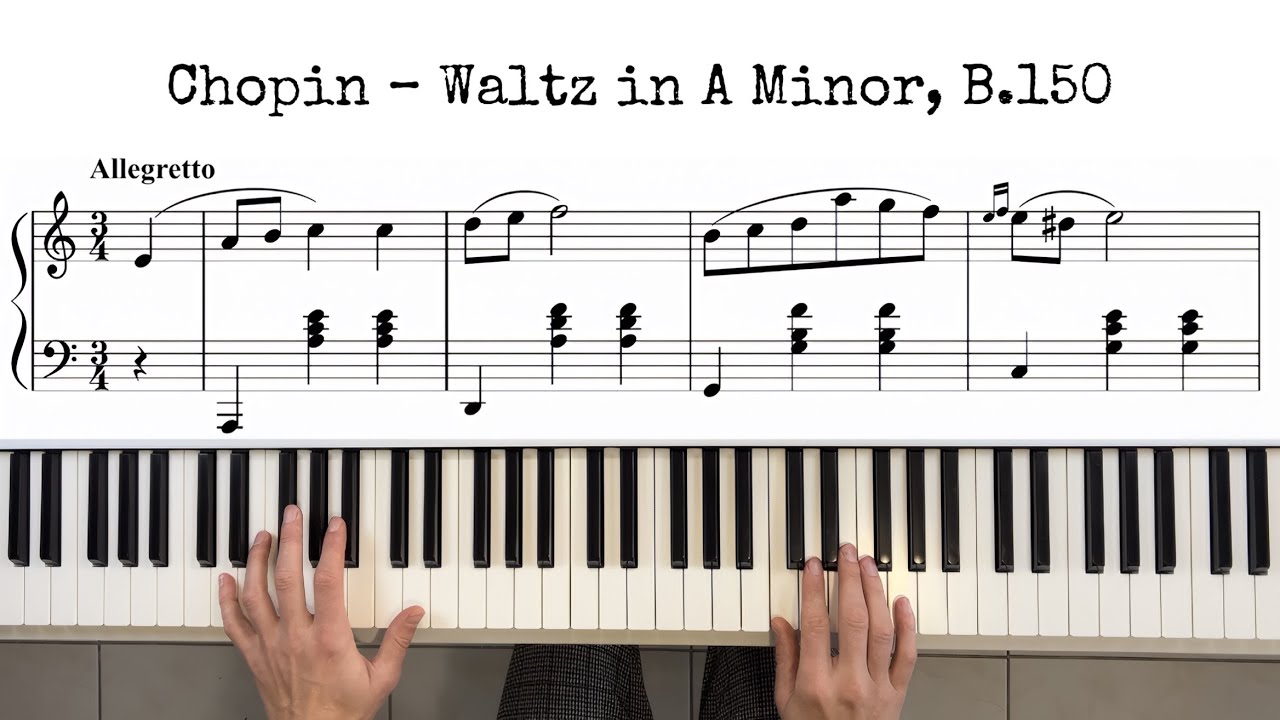 Chopin – Waltz in A Minor (B.150) | Performed by Konstantin Klyuchko