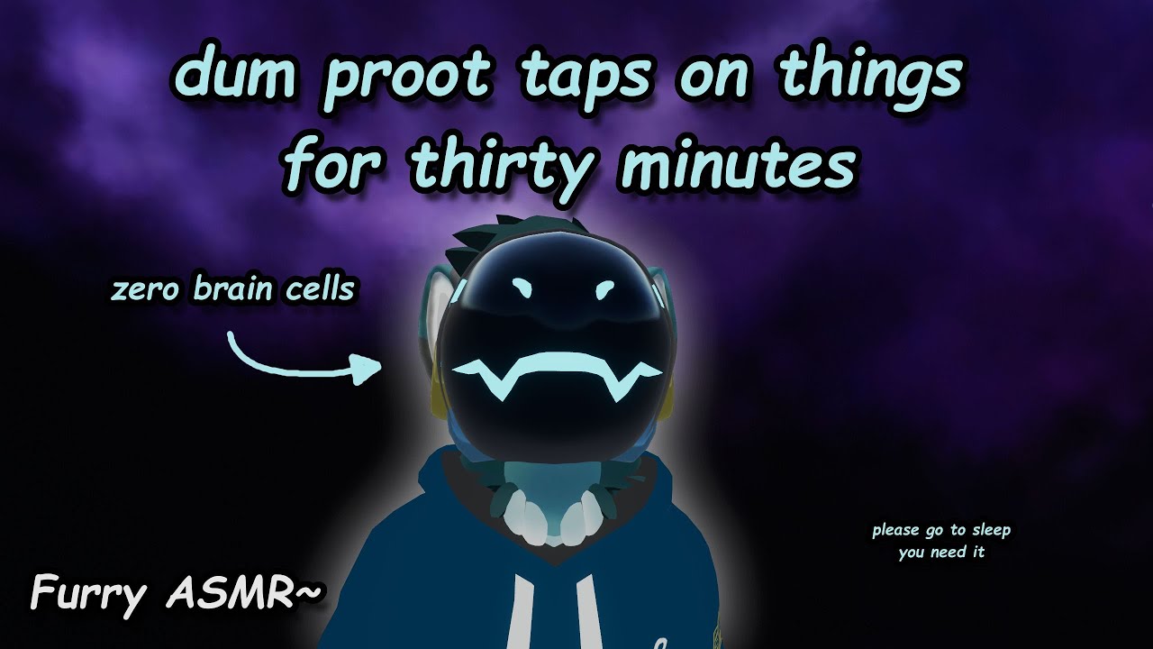 30 (more) minutes of tapping for sleep :3 [Sleep Aid] [Furry ASMR]