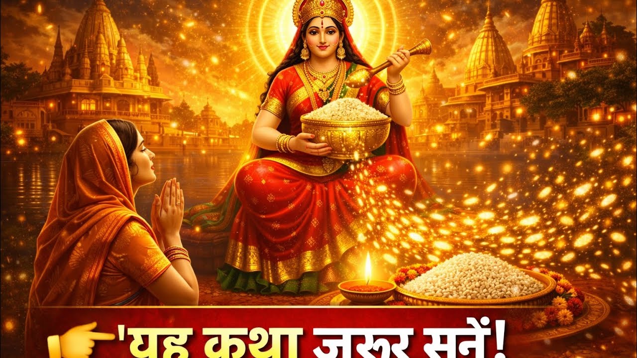 माता अन्नपूर्णा की कथा सुनने से घर में कभी नहीं होगी गरीबीमाता अन्नपूर्णा की महिमा