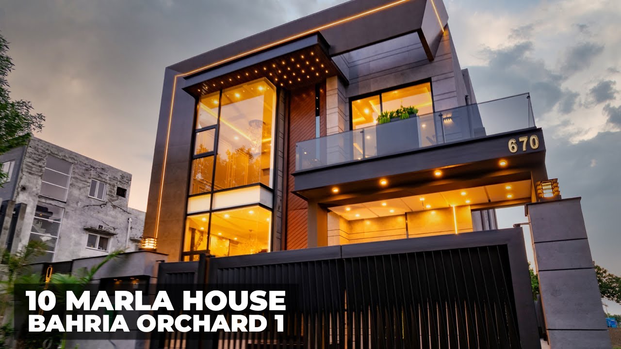 10 Marla House for Sale by Asad Afzal & EM Developers Bahria Orchard 1, Lahore - Pakistan