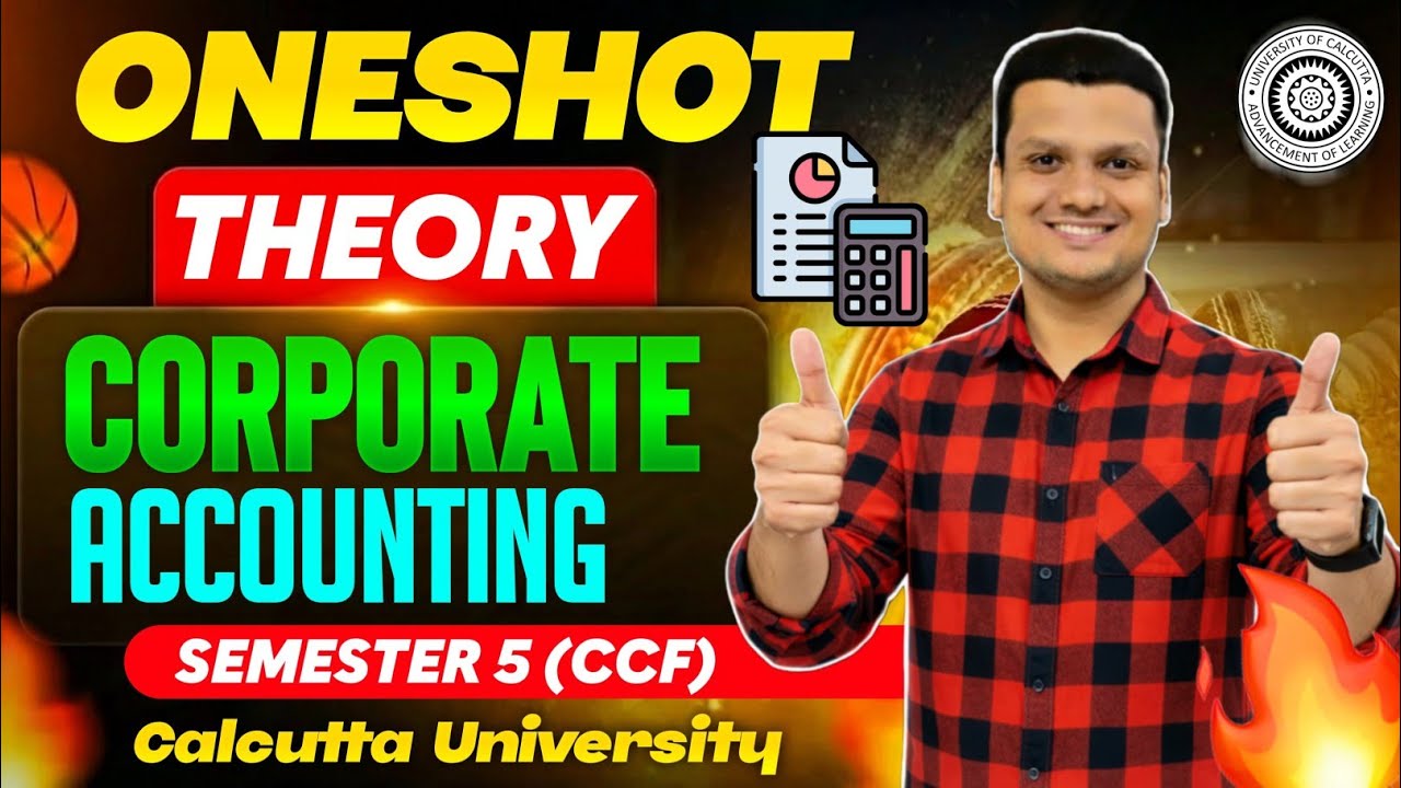 Theory | Corporate Accounting | One shot | Sem-5 CCF/CBCS | Calcutta University 