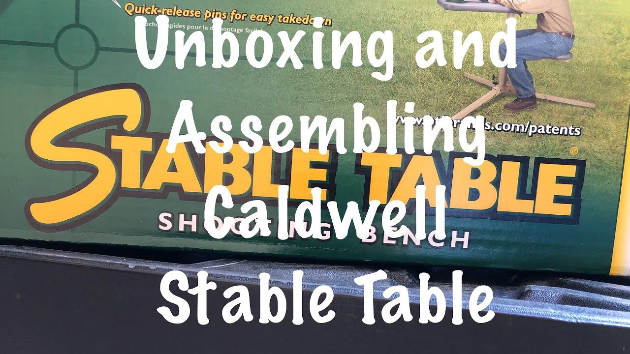 Unboxing Caldwell Stable Table