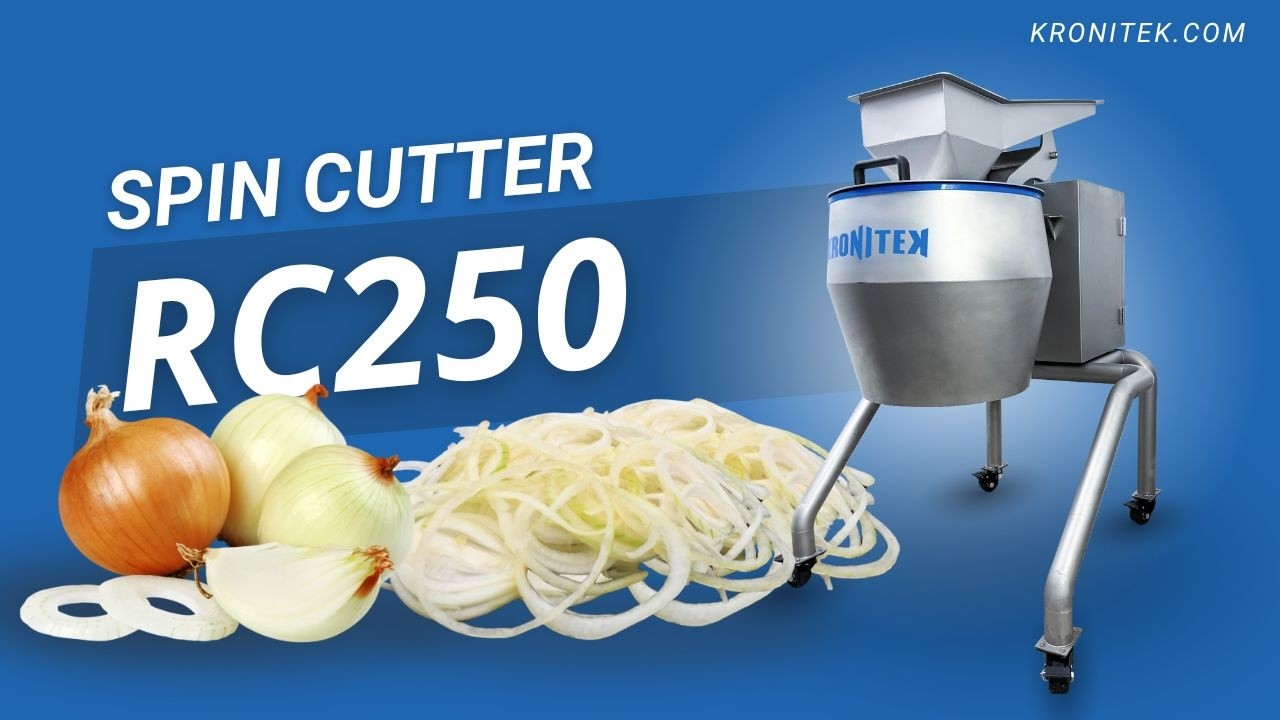 Rotary Cutter RC250 – Onion 🧅 Slicing in Action
