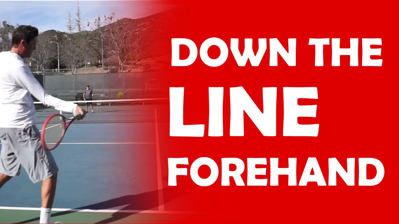 Down The Line Forehand | HITTING DOWN THE LINE