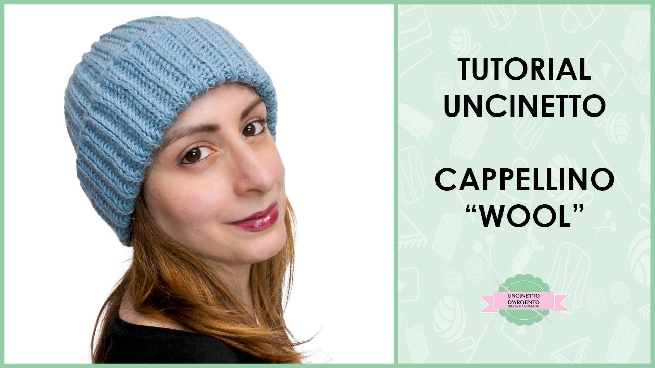Tutorial cappello all'uncinetto facilissimo 