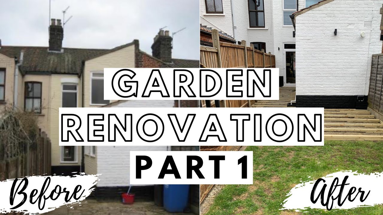 STARTING OUR FULL GARDEN RENOVATION // Garden Makeover Plans and Prepping for Decking!