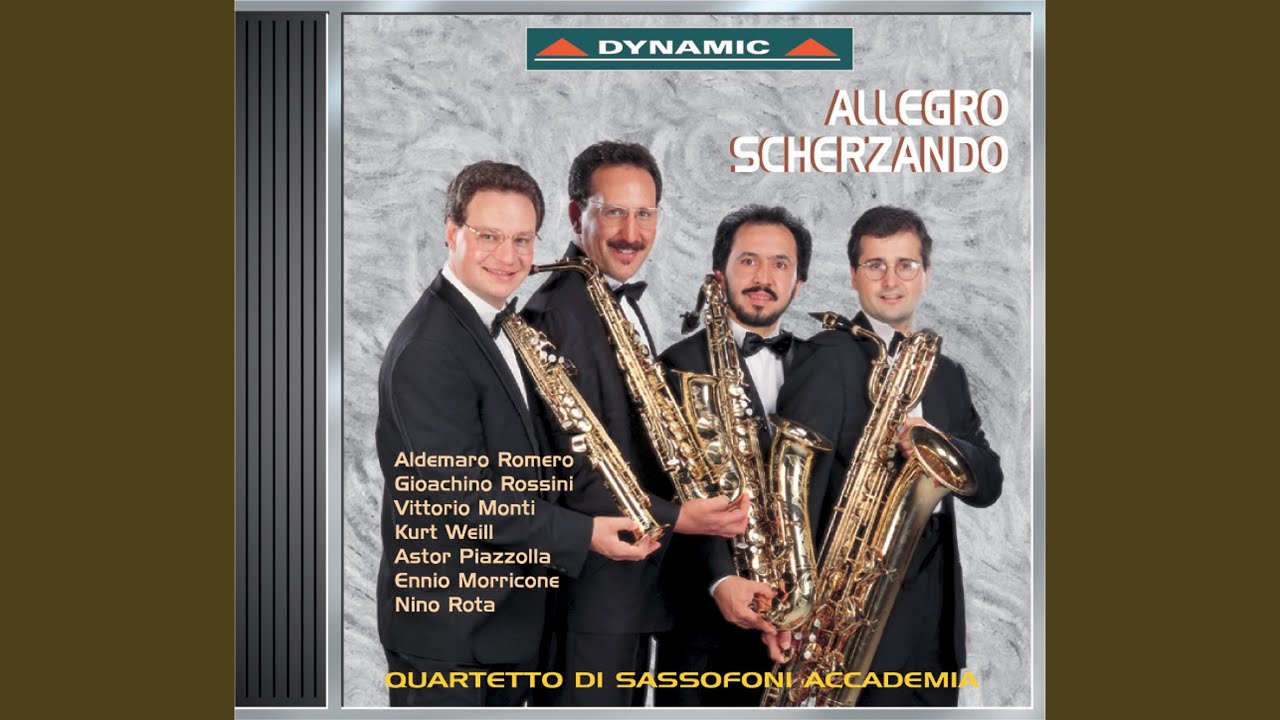 Cuarteto latinoamericano para saxofones: III. Choro y Tango