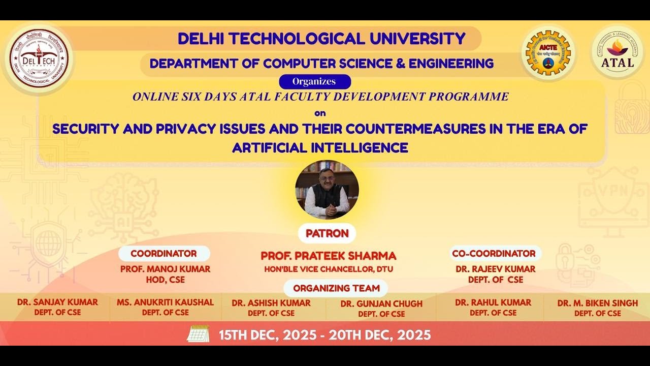 DTU ATAL FDP Day 6 | Session 13 | Explainable AI & Trust
