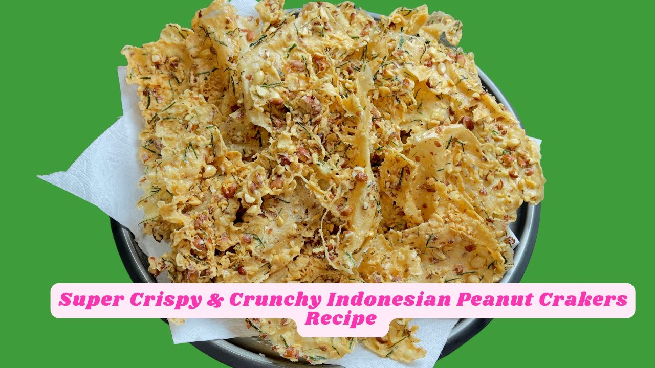 Indonesian Peanut Crackers Recipe | Peyek Kacang Tanah | Yen Daily Kitchen