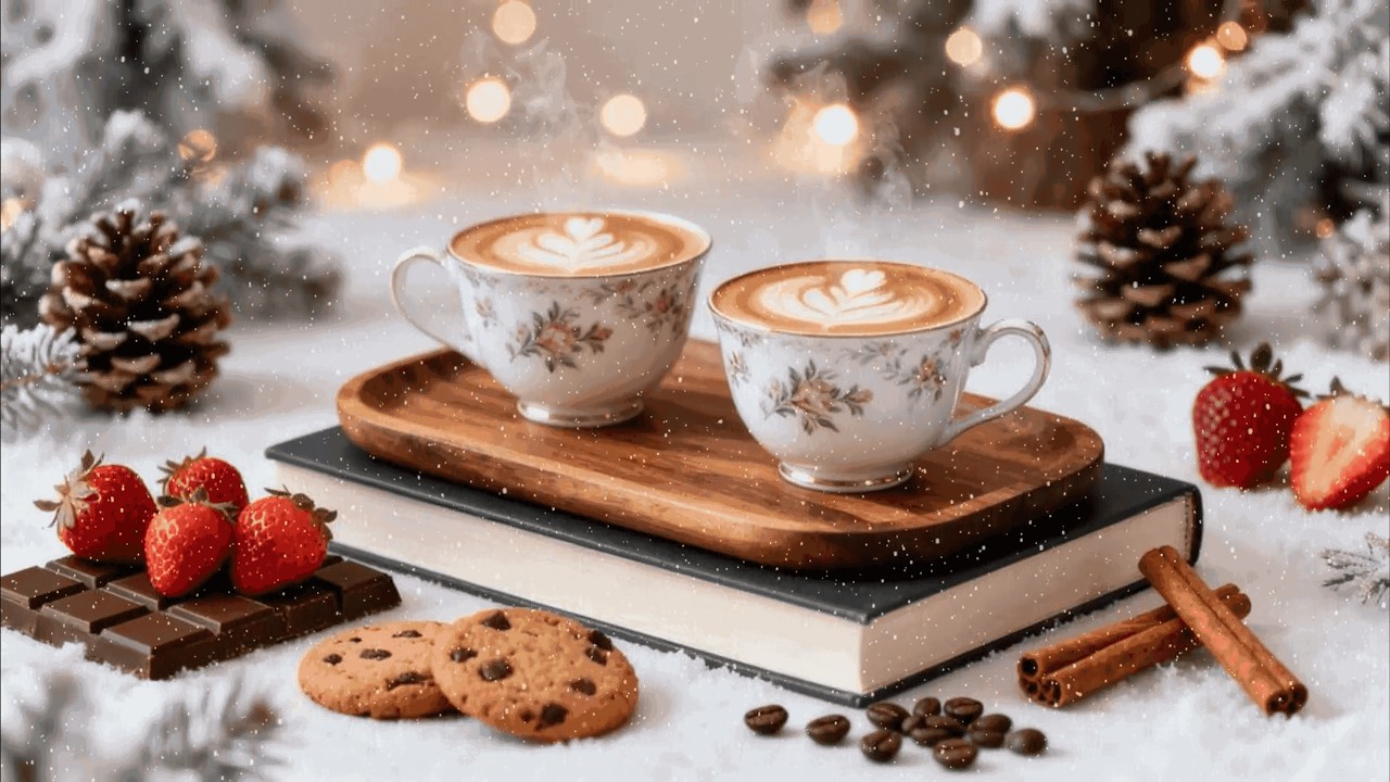 Happy February Jazz Cafe ☕ Relaxing Winter Morning Jazz & Smooth Bossa Nova Instrumental