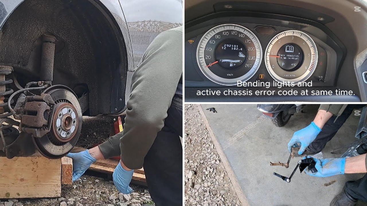 Volvo XC60 bendind lights and active chassis error solved